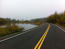 Gakona school bus road.